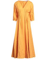 Beatrice B. - Apricot Midi Dress Cotton, Elastane - Lyst