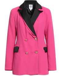 Le Volière - Fuchsia Blazer Polyester - Lyst
