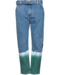 Homme Vêtements Pantalons décontractés élégants et chinos Pantalons casual Vaqueros diag slim Off-White c/o Virgil Abloh pour homme en coloris Bleu 