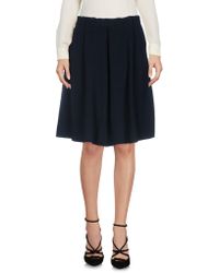 Harris Wharf London Jupe au genou - Noir