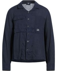 C.P. Company - Midnight Shirt Linen - Lyst