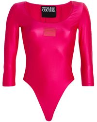 Versace Jeans Couture - Fuchsia Bodysuit Polyamide, Elastane - Lyst