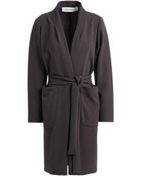 Shirtaporter - Overcoat & Trench Coat Polyester, Viscose, Elastane - Lyst