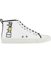 Moschino - Sneakers Textile Fibers, Calfskin - Lyst