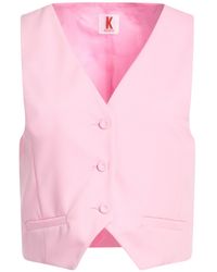 Kontatto - Tailored Vest Polyester, Viscose, Elastane - Lyst