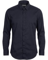 Emporio Armani - Sky Shirt Cotton, Polyamide, Elastane - Lyst