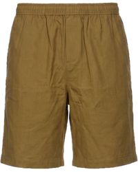 Amaranto - Military Shorts & Bermuda Shorts Cotton, Linen - Lyst
