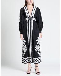 FARM Rio Sicily Flowers Cotton Shirt Dress in Red | Lyst