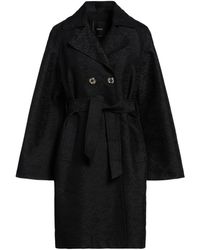 Pinko - Overcoat & Trench Coat Polyester, Cotton - Lyst