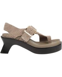 Loewe - Ergonomic Heeled Toe Post Sandals, 9Cm Heel - Lyst