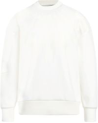 Neil Barrett - Cream Sweatshirt Cotton, Polyester, Elastane - Lyst