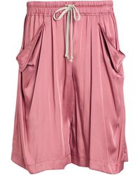 Rick Owens - Shorts & Bermuda Shorts Acetate, Viscose - Lyst