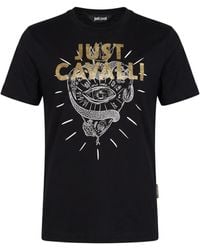 Just Cavalli - T-Shirt - Lyst