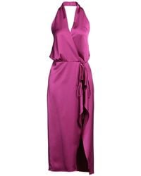 Pinko - Midi Dress Polyester - Lyst