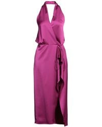 Pinko - Midi Dress Polyester - Lyst