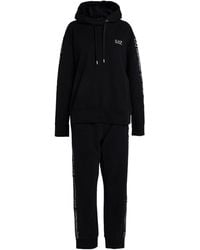 EA7 - Tracksuit Cotton, Elastane - Lyst