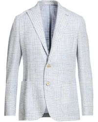 Eleventy - Platinum Blazer Viscose, Wool, Linen - Lyst
