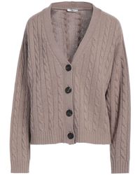 Peserico - Cardigan Virgin Wool, Silk, Viscose, Cashmere, Polyester - Lyst
