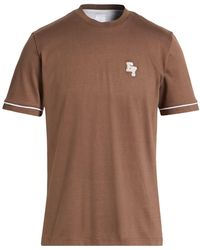 Eleventy - T-Shirt Cotton - Lyst