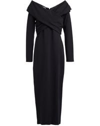 Emporio Armani - Maxi Dress Viscose, Polyamide, Elastane - Lyst