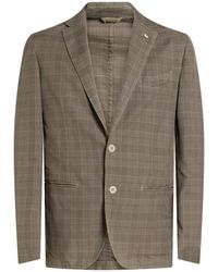 L.B.M. 1911 - Khaki Blazer Cotton, Nylon, Elastane - Lyst