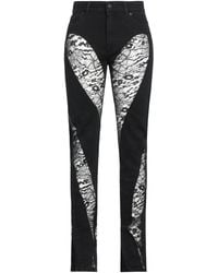 Mugler - Jeans Cotton, Elastane, Polyamide, Viscose - Lyst