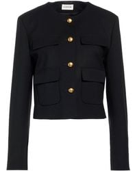 P.A.R.O.S.H. - Jacket Virgin Wool, Elastane - Lyst