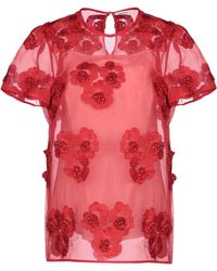 P.A.R.O.S.H. Bluse - Rot