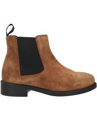 Frau - Camel Ankle Boots Leather - Lyst