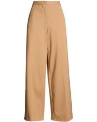 Fabiana Filippi - Camel Pants Viscose, Polyamide, Elastane - Lyst