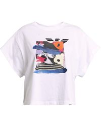 Emporio Armani - T-Shirt Cotton - Lyst