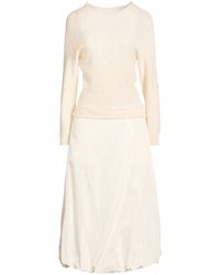Gran Sasso - Midi Dress Wool, Cashmere, Metal, Polyamide - Lyst