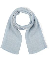 D'Aniello - Slate Scarf Linen, Cotton, Polyester - Lyst