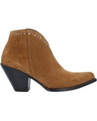Celine Ankle Boots in Black - Lyst