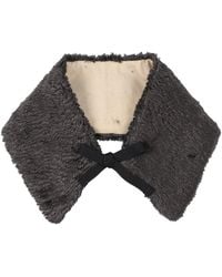 Masnada - Charcoal Scarf Merino Wool, Virgin Wool, Polyester - Lyst