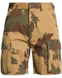 Celine - Camel Shorts & Bermuda Shorts Cotton - Lyst