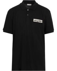McQueen - Polo Shirt Cotton, Viscose, Polyester - Lyst