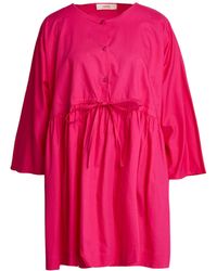 Jucca - Fuchsia Mini Dress Cotton - Lyst