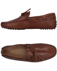 Tod's - Chocolate Loafers Calfskin - Lyst