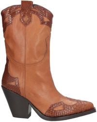 Laura Bellariva - Tan Ankle Boots Calfskin, Leather - Lyst