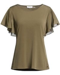 Calvin Klein - Military Top Polyester, Elastane - Lyst