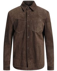 B-Used - Dark Shirt Soft Leather - Lyst