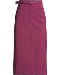 Incotex - By Slowear Midi Skirt Virgin Wool, Elastane - Lyst