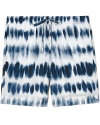 COS - Tie-dyed Seersucker Shorts - Lyst