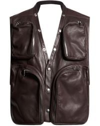 Rick Owens - Vest Lambskin - Lyst