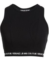 Versace Jeans Couture - Top Cotton - Lyst