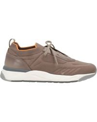 Santoni - Sneakers Leather, Textile Fibers - Lyst