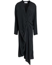 Hache - Midi Dress Acetate, Silk - Lyst