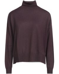 Aragona - Plum Turtleneck Merino Wool - Lyst