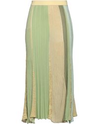 Roberto Collina - Light Midi Skirt Cotton, Viscose, Linen, Polyester - Lyst